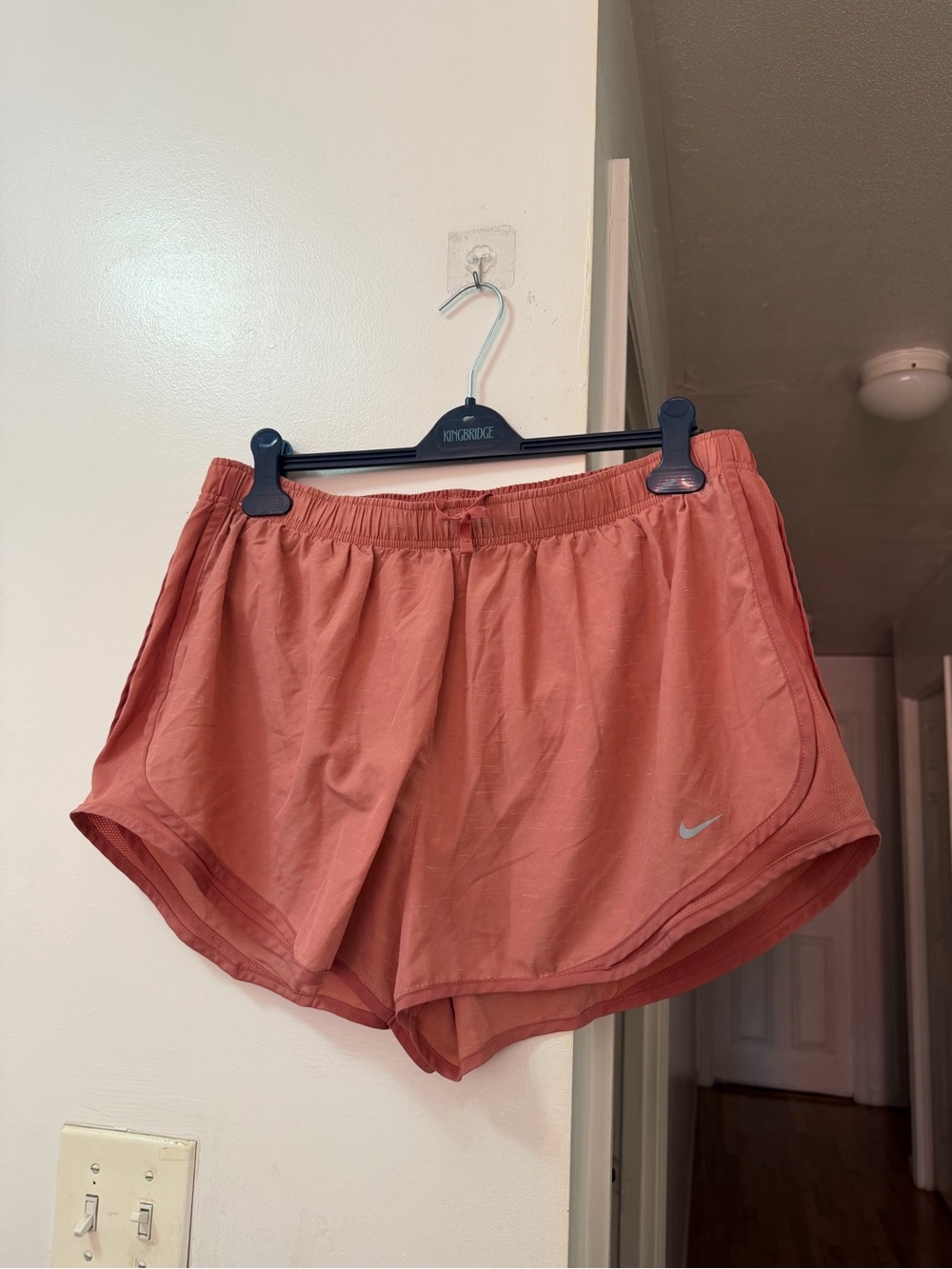 Nike Women's Dusty Coral Athletic Running Shorts